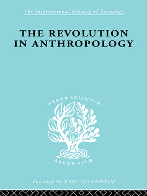 cover image of The Revolution in Anthropology Ils 69